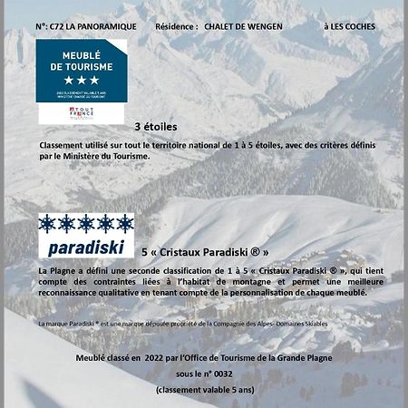 Les Chalets De Wengen - La Panoramique La Plagne Esterno foto